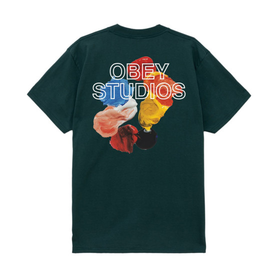 Obey Ανδρική κοντομάνικη μπλούζα Obey Studios Palette Tee Obey Ανδρική κοντομάνικη μπλούζα Obey Studios Palette Tee